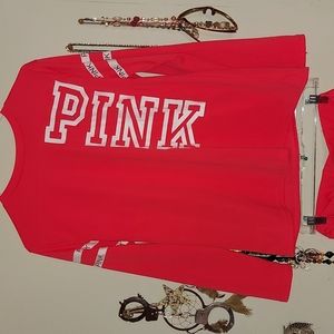 Sweatsuit made by Pink by Victoria Secret Size:XL Color:Bright Pink